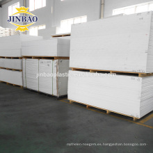 JINBAO lámina de plástico de pvc blanco y negro 3mm 5mm tablero de espuma de pvc